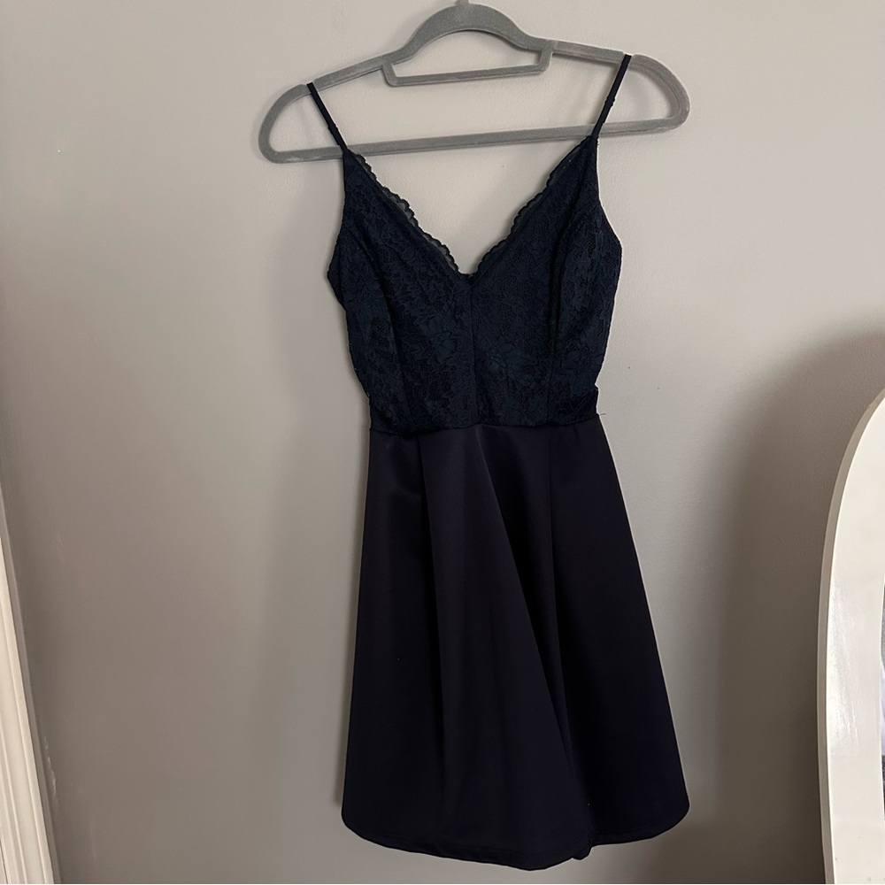 Navy Blue Charlotte Russe Dress